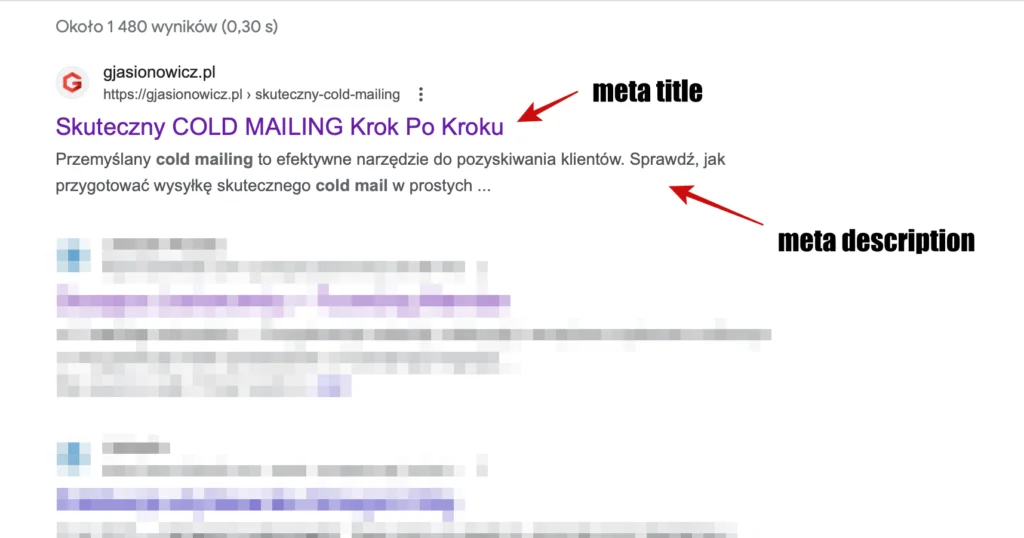 opis meta description seo gjasionowicz gjasionowicz