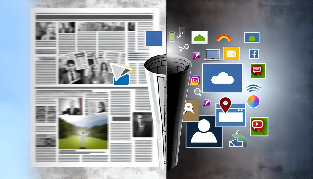 A visual representation of key digital marketing channels.
