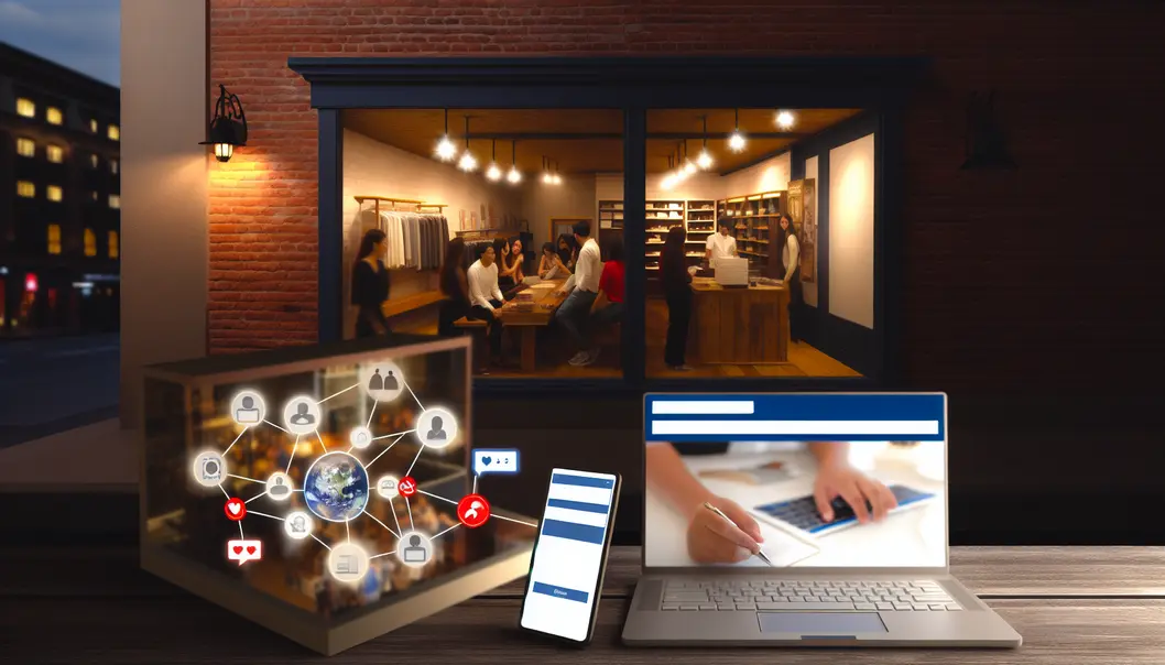 A visual representation of key digital marketing channels.