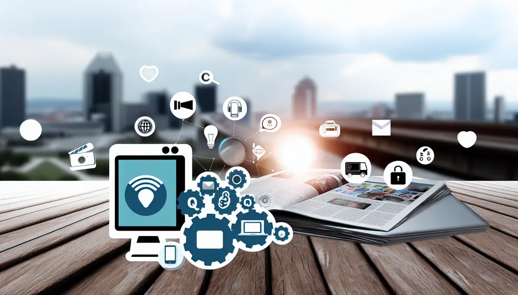 A visual representation of key digital marketing channels.