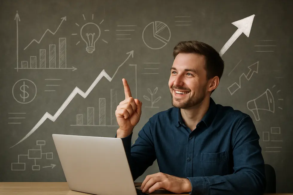 Zespół marketerów opracowujący fundamenty strategii growth hackingu.