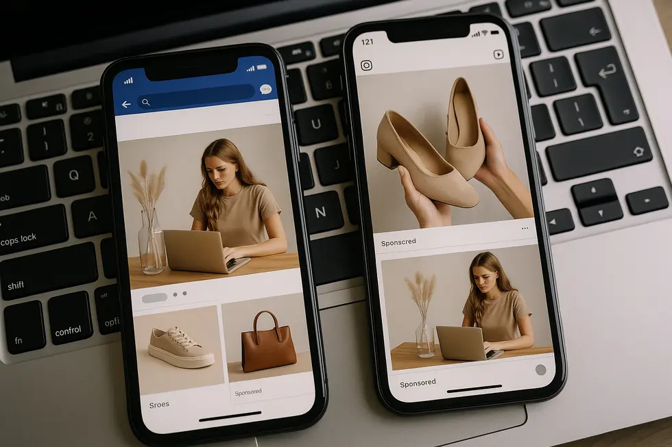 Różnorodność użytkowników Facebooka i Instagrama przedstawiona w formie graficznej.