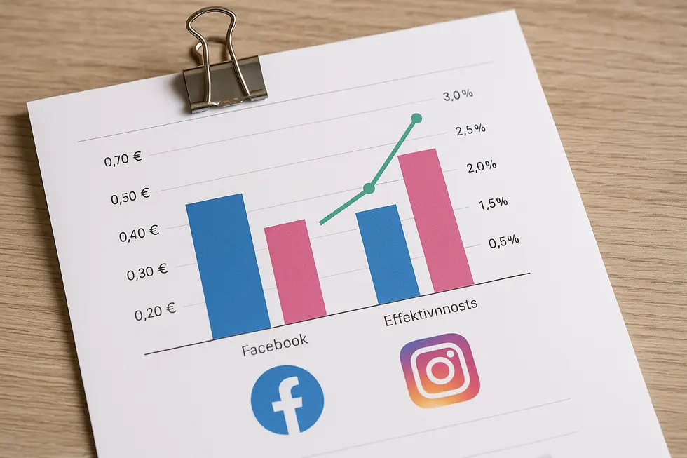Różnorodność użytkowników Facebooka i Instagrama przedstawiona w formie graficznej.