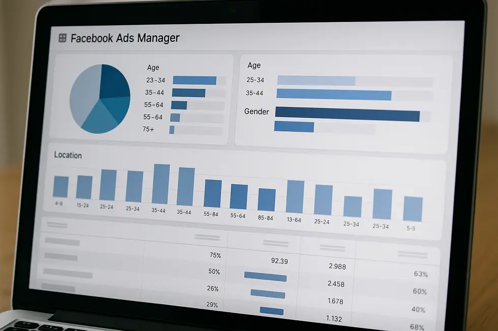 Analiza danych i segmentacja odbiorców w kampaniach Facebook Ads.