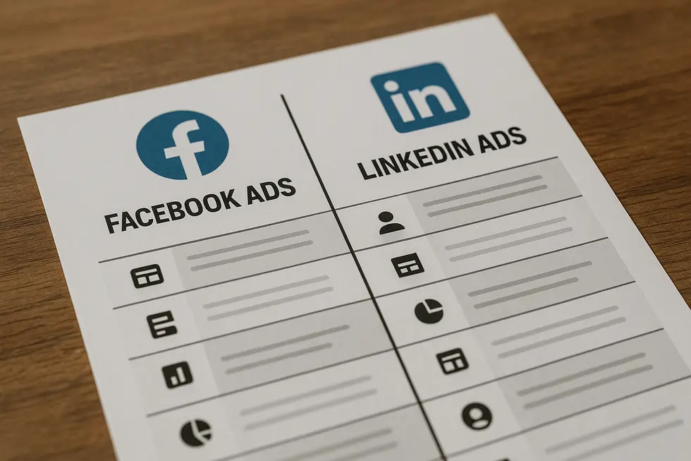 Illustration depicting effective targeting strategies in Facebook Ads for B2B marketing.