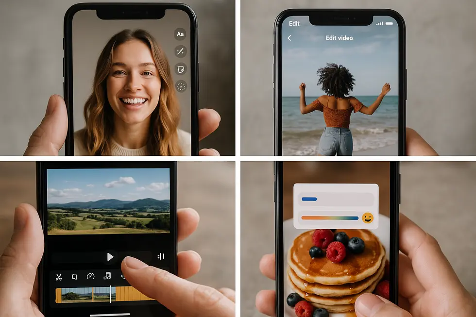 Ekran tworzenia konta biznesowego na Instagramie.