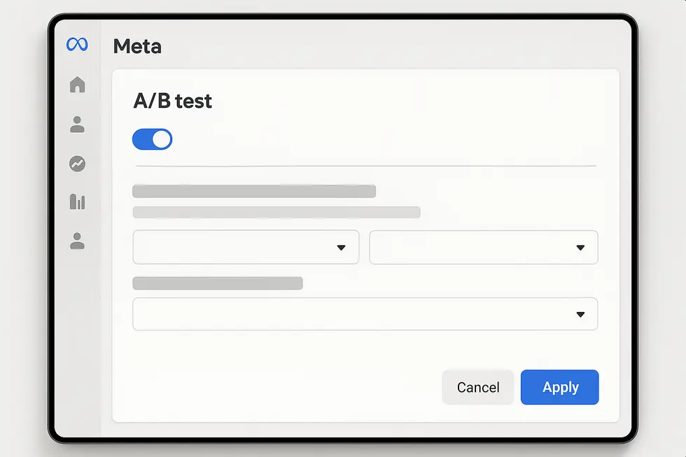 Metodologia i zasady testów A/B w reklamach Meta.