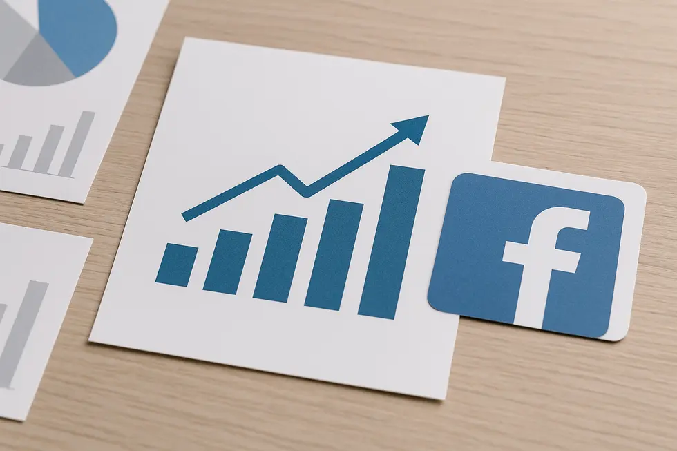 Wizualizacja podstawowych definicji ROAS i ROI w kontekście kampanii Facebook.