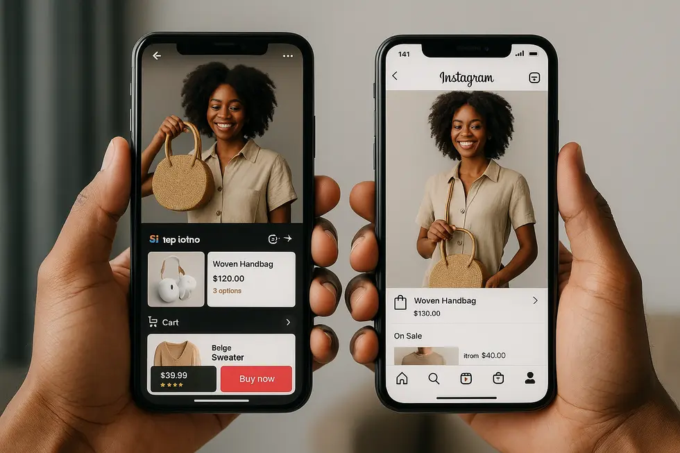 Zestawienie demografii użytkowników TikTok i Instagram w 2025 roku.