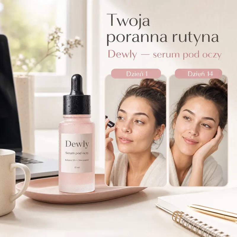 Przykładowa reklama 2: efekt w czasie (dzień 1 vs dzień 14)